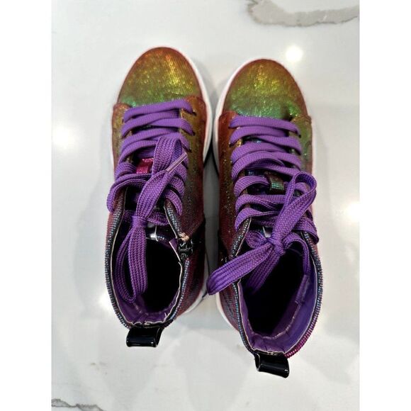 Steve Madden Kids Juice Sneaker in Multi Size 1 - Picture 4 of 7